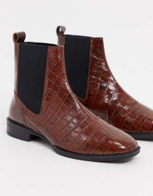 asos croc boots