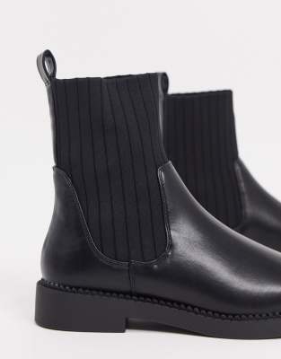 bottine noir chaussette