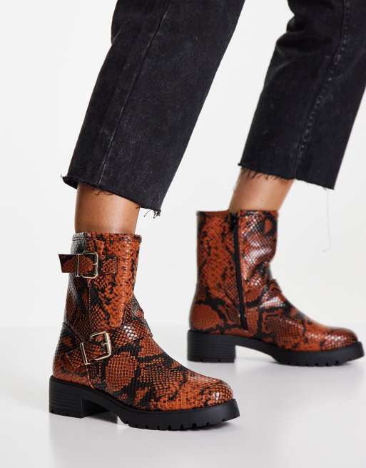 Asos hotsell snakeskin boots