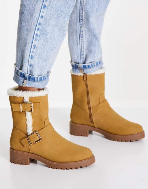 Asos fur lined boots store