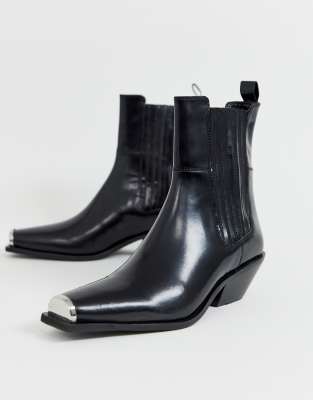 steel toe cap chelsea boots