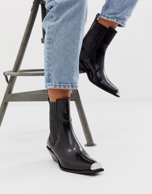 asos black ankle boots ladies
