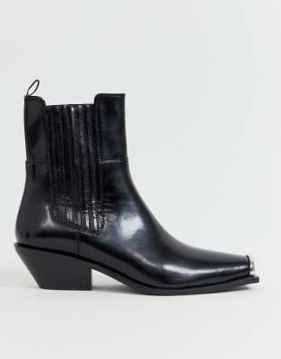 asos western ankle boots