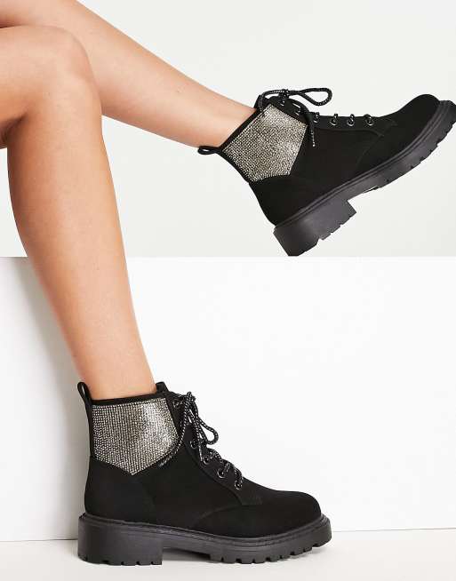 asos sparkle boots