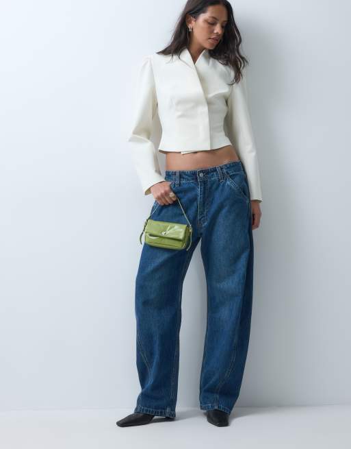 ASOS DESIGN americana de sastre cruzada con cintura entallada, 3 de 4