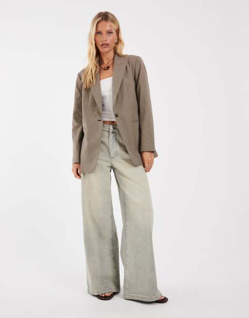 ASOS DESIGN - americana de traje holgada a cuadros, 2 de 4