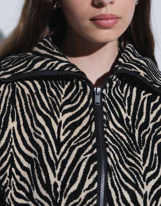 ASOS DESIGN - Americana entallada en jacquard de tigre, 4 de 4