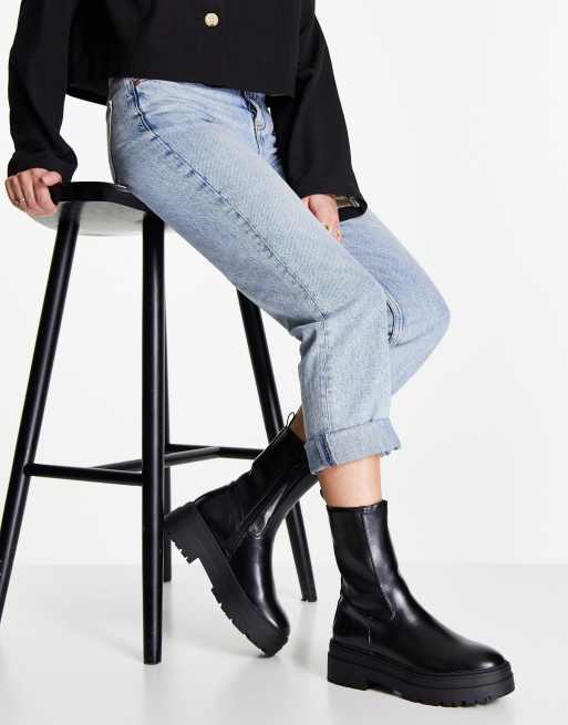 Bottines noires outlet asos