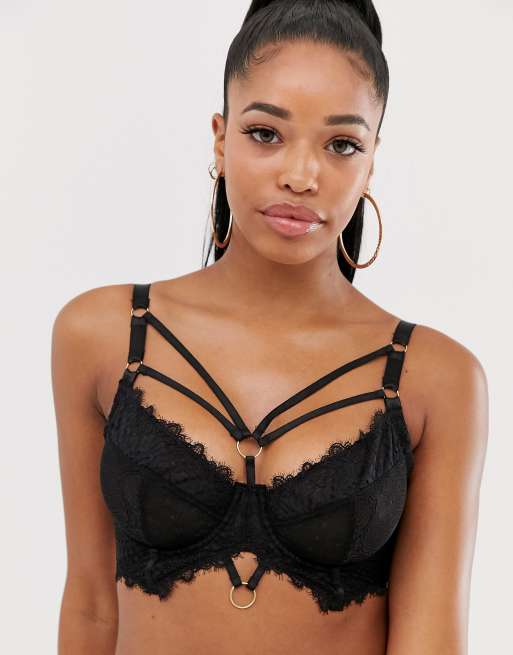 Asos Design Amyah Soutien Gorge à Armatures En Dentelle Pour Poitrines Généreuses Avec 7593