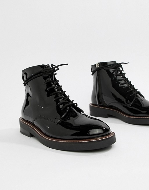 ASOS DESIGN Anarchy leather lace up boots | ASOS