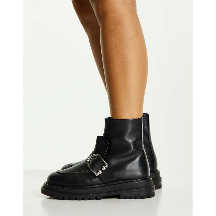 Asos buckle hot sale ankle boots