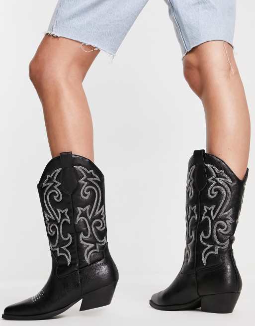 Asos flat best sale black boots