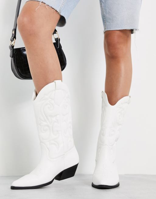 Asos white sales cowboy boots