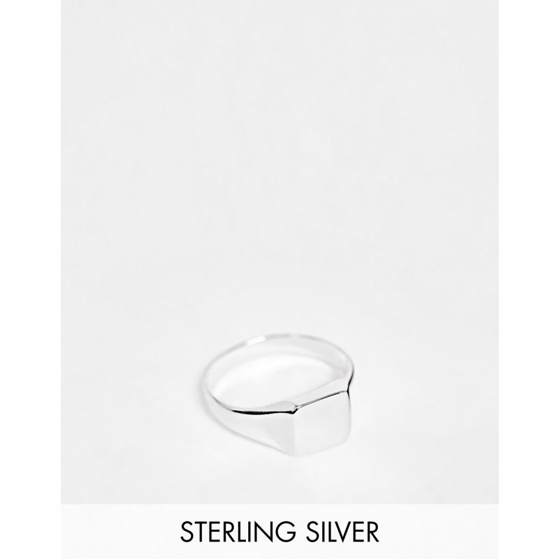 DESIGN - Anello con sigillo da mignolo in argento sterling