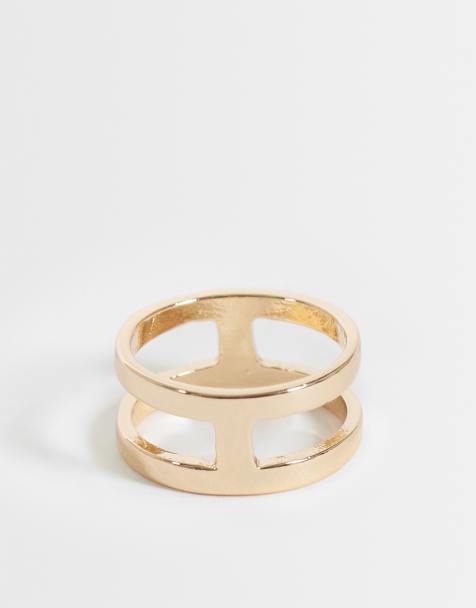 ASOS DESIGN anello doppio in oro - view 1