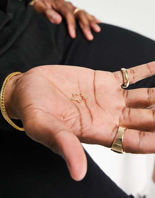 ASOS DESIGN - Anello finto da naso con motivo a stella color oro, 2 di 4