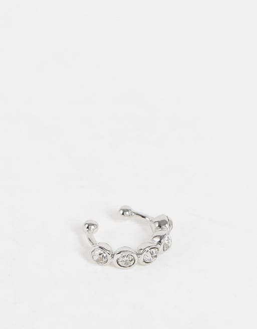 ASOS DESIGN - Anello finto per il naso con cristalli