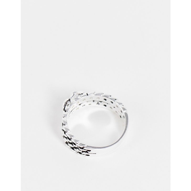 Anelli Donna DESIGN - Anello in argento sterling con catena e giglio