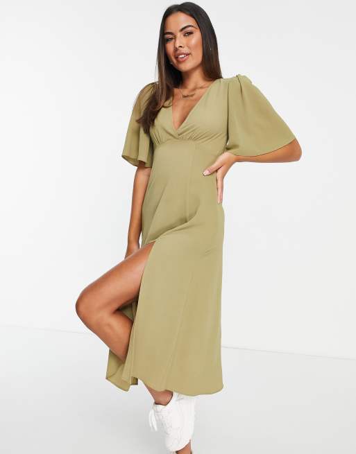 Asos angel sleeve store dress