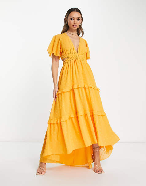 Yellow Maxi Dresses for Women | ASOS