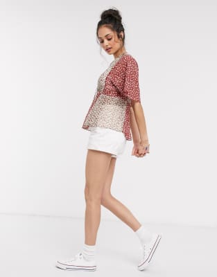asos floral blouse