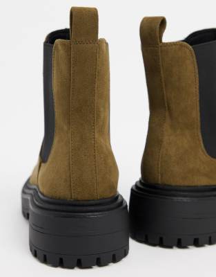 khakis and chelsea boots