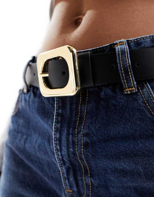 English Brass Jeans Belt Buckle (Square) - Hip & Waisted