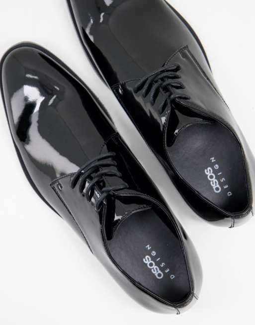 Asos patent leather store shoes