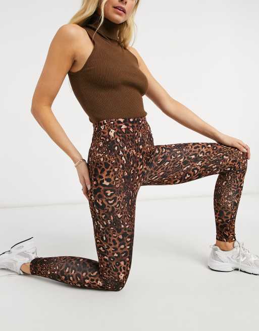 Asos leopard 2025 print leggings