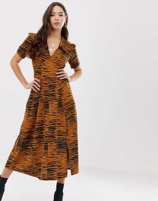 asos animal print dresses