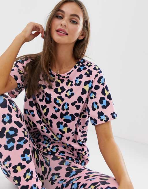 Asos leopard best sale print pyjamas