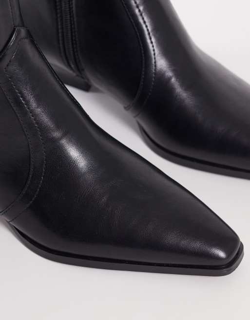 ASOS DESIGN - Ansel - Bottines pointues plates - Noir, 4 de 4