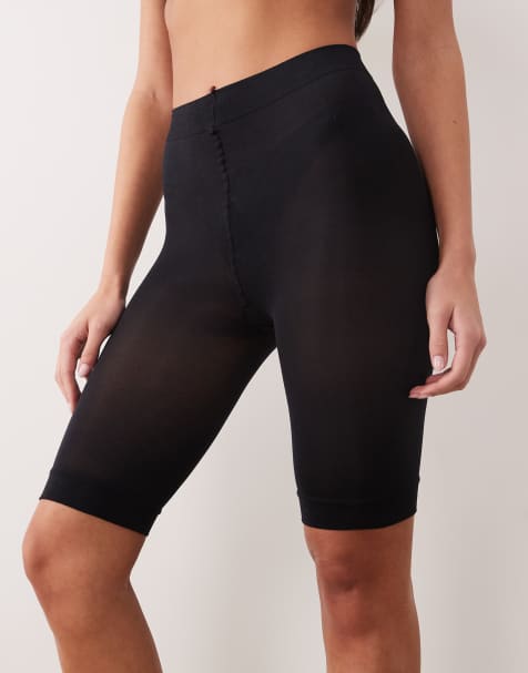 ASOS DESIGN anti-chafing shorts in black - view 1