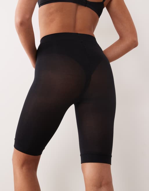 ASOS DESIGN anti-chafing shorts in black, 3 of 4