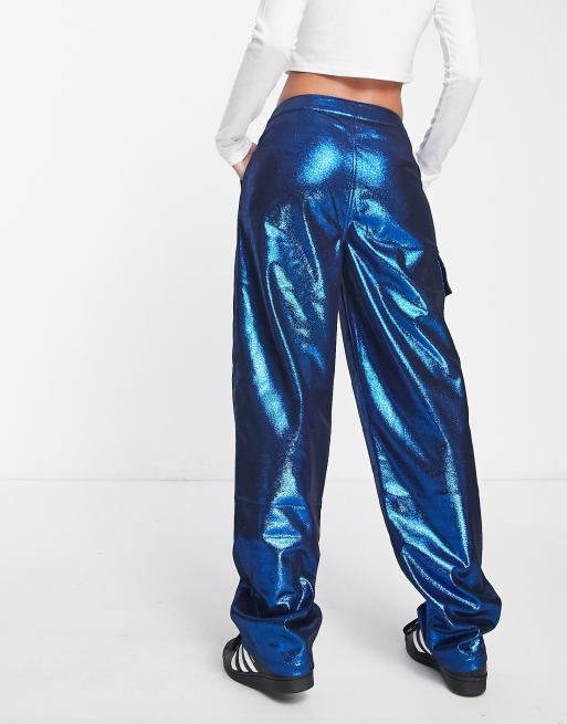 Name it BAGGY FIT - Cargo trousers - dazzling blue/royal blue