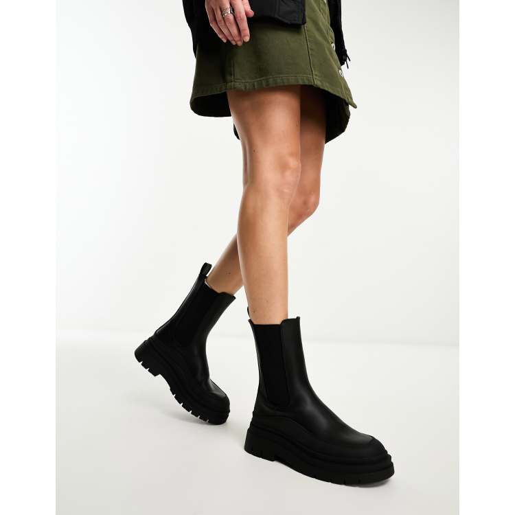 Asos design revival deals chunky chelsea boots