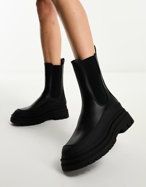 Asos design revival outlet chunky chelsea boots