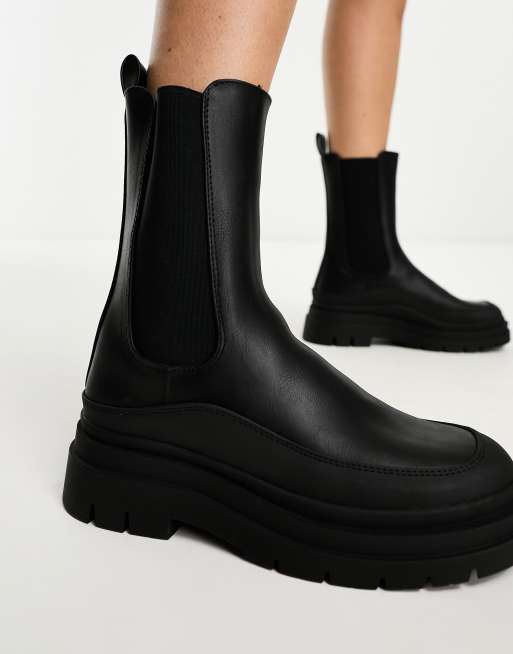 Asos platform chelsea clearance boots