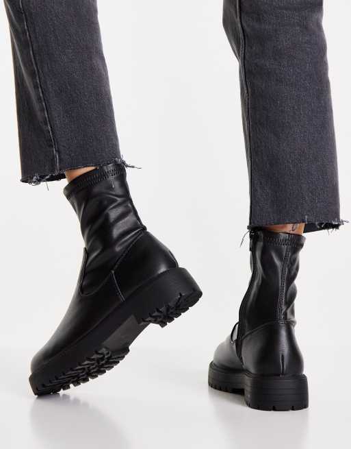 ASOS DESIGN Anton sock boot in black ASOS