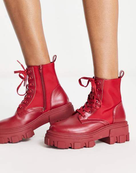 Red Boots for Women | ASOS