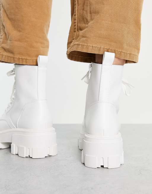 Asos hot sale white booties