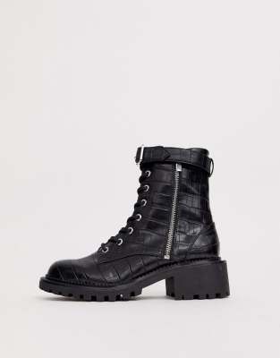 asos croc boots