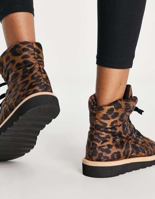 ASOS DESIGN Archie Bottines rembourr es lacets et imprim