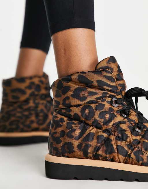 ASOS DESIGN Archie Bottines rembourr es lacets et imprim