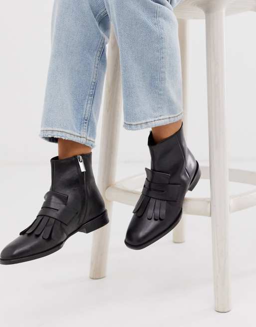 cali leather boot asos