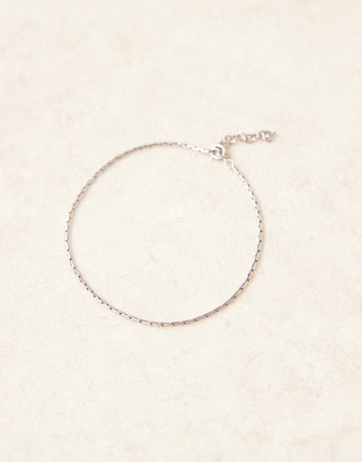 ASOS DESIGN - Armband van sterling zilver in zilverkleur