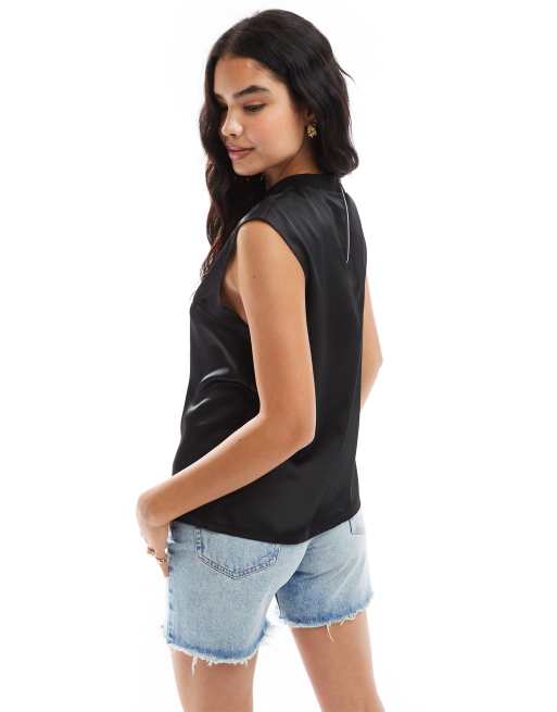 Asos satin top deals