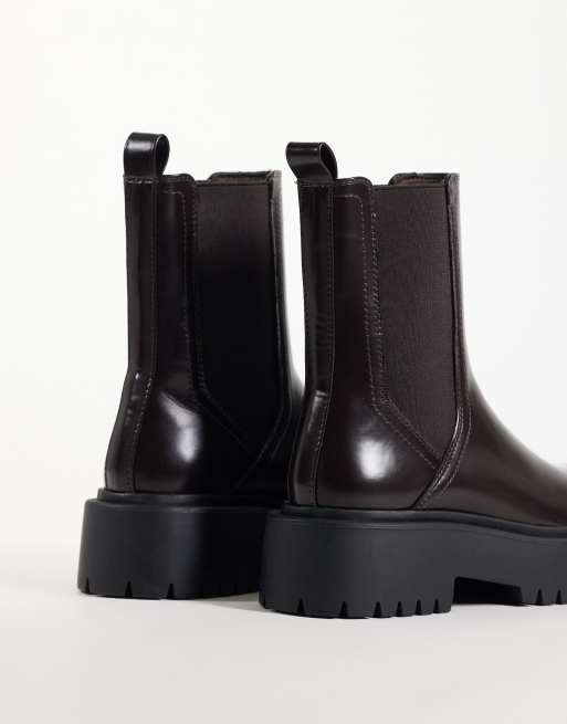 ASOS DESIGN Ashton grova chelseaboots i chokladbrunt, 2 av 4