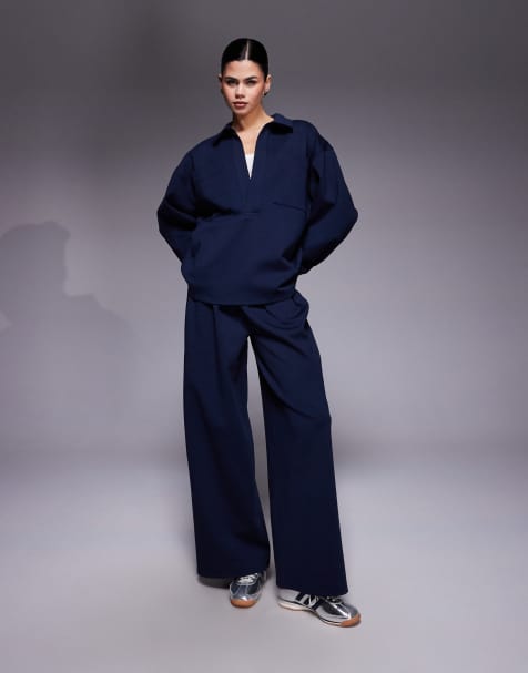 ASOS DESIGN ASOS DESIGN co-ord in Navy - view 1