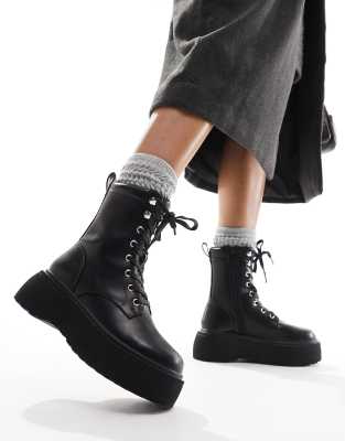 asos womens lace up boots